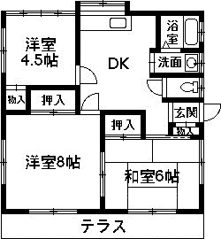 天川原町K貸住宅_画像4