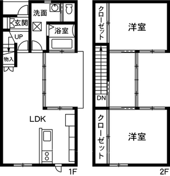 【 キャレブラン 】シリーズ　（前橋市内デザイナーズ賃貸一戸建）_画像4